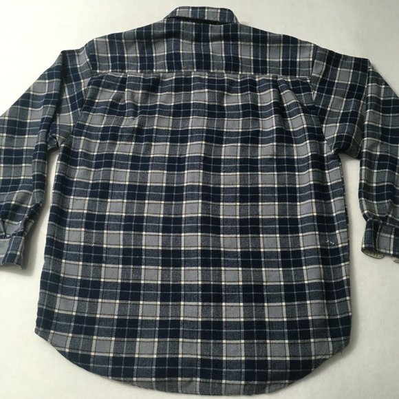 #EE Bugle Boy Originals Casual Long Sleeve Plaid Shirt Mens XL X-Large spackled - Picture 8 of 8